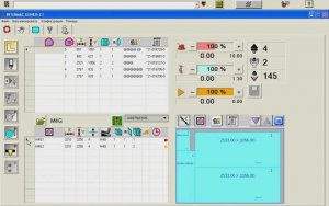 Интерфейс стола раскроя монолитного стекла Intermac Genius CT 2021-10-19