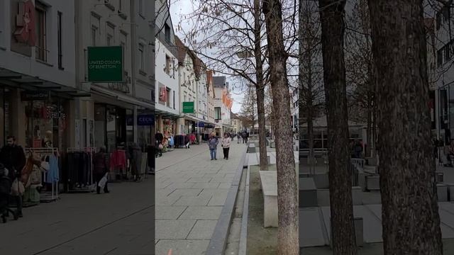 Fußgängerzone Göppingen Februar 2023 ? #germany #göppingen #walking #city #people #kids