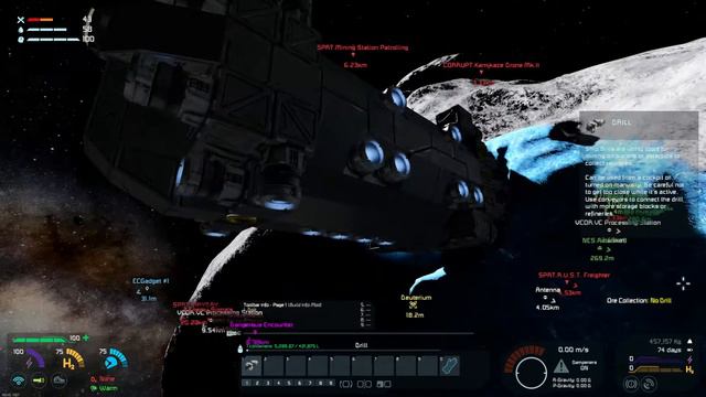 Space Engineers Modded Survival Multiplayer | Deuterium Mining | #031 смотреть онлайн