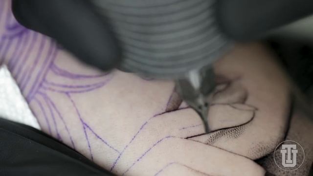 LION CROWN PORTRAIT TATTOO TIME LAPSE смотреть онлайн