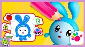 Раскраска с Малышариками - Развивающие видео для детей.mp4