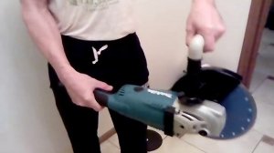 Удобная самодельная ручка на большую болгарку