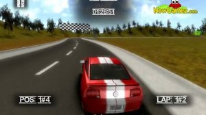 Гонки в пригороде, гонка на мустанге, крутые маслкары, детские гонки