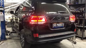 Выхлопная система на Toyota Land Cruiser 200