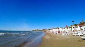 ANTALYA Beach walk in November SIDE STAR BEACH ?? #TÜRKIYE #turkey #side #beach #Antalya