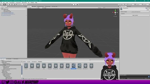 Lesson 4: VRChat 3.0 Avatar Emotes and Idle Animations. смотреть онлайн