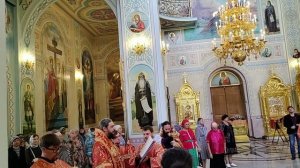 Молебен о страждущих недугом пьянства и наркомании.  Регент Екатерина Артюхова.