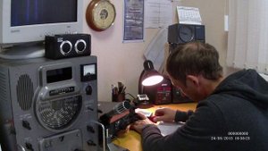 R0AEE (RUSSIA) KOROBOV, работа CW (Азбука МОРЗЕ) MORSE