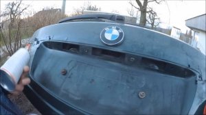 Ремонт подсветки номера на BMW e46