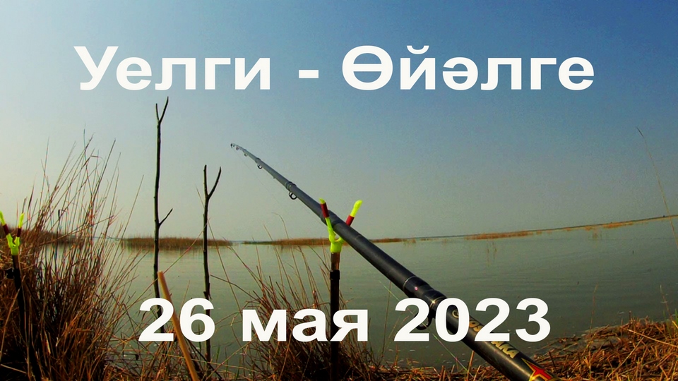 26 мая 2023 года. Рыбалка в камышах на озере Уелги