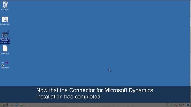 Microsoft Dynamics AX: Installing Connector