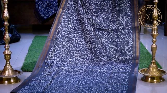 SOFT SILK  BATIK PRINT SAREES  MUDRA DESIGNER STUDIO  ANY ENQURIE WHATSAPP VIDEO CAL7207621118