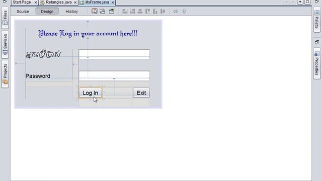 How To Create Event JButton In Java[LogIn Form] | Create Action for Button Login and Exit #7 смотреть онлайн