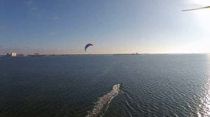 kite surfing drone video footage