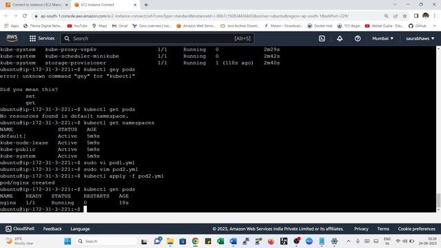 Kubernetes Pods creation with Particular Namespaces | Pods Create in Namespaces
