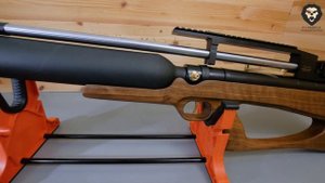 Пневматическая винтовка Дубрава Лесник Буллпап Колба 7.62 мм V4 (580 мм, Орех) видео обзор 4k