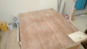 Как переделать с кухонного стола  угловую тумбу