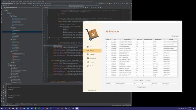 Java Inventory Management System With JavaFX and MySQL смотреть онлайн
