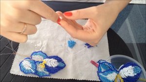 ИРИСЫ из БИСЕРА. Часть 2/3. TUTORIAL: Beaded IRIS. БИСЕРОПЛЕТЕНИЕ для НАЧИНАЮЩИХ