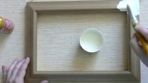 Рукоделие. Кракелюр. Декорируем раму для картины.