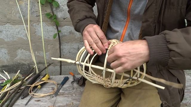 Корзинка из корня сосны. смотреть онлайн