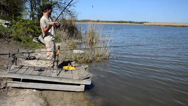 Я не ожидал такой поклевки КАРПА! Рыбалка в Краснодарском Крае! смотреть онлайн