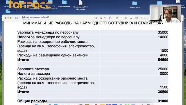 Расчет затрат на найм в любом бизнесе смотреть онлайн