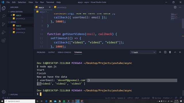 Async Javascript Tutorial For Beginners (Callbacks, Promises, Async Await).