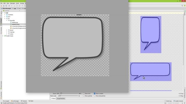 Create Resizable 9 Patch Images - Android Studio Tutorial смотреть онлайн