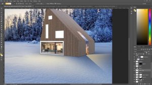 Making Of: Photoshop Architecture Visualization #1 Country house