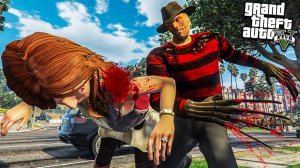 ГТА 5 МОДЫ ФРЕДДИ КРЮГЕР НАПАДАЕТ! #73 ОБЗОР МОДА В GTA 5! ЭКСПЕРИМЕНТЫ В ГТА! ВИДЕО ИГРЫ С МОДАМИ!