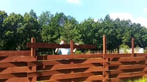 Забор австрийская плетенка