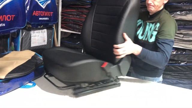 Установка авточехлов на ЛАДУ ВЕСТУ с подшивом смотреть онлайн