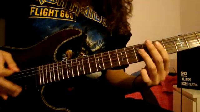 Iron maiden - The trooper cover with solos смотреть онлайн