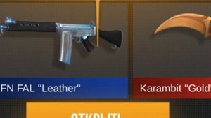 OMG!мне выпал керамбит голд???