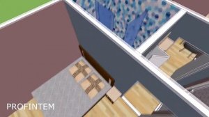 Маленький дом 3 на 9 м (бытовка) со спальней. Проект дома 3х9м. Проекты домов. Одноэтажный дом. Пла