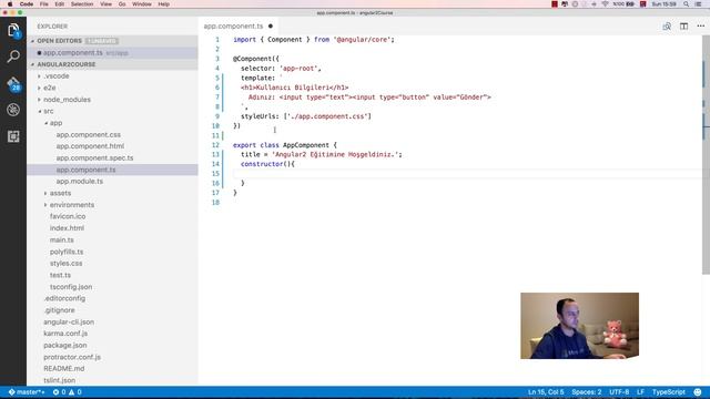 Angular2, Visual Studio Code, TypeScript Course - Part 1