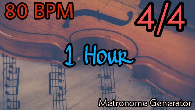80 bpm 4/4 metronome смотреть онлайн