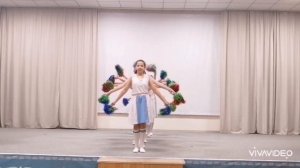 Эстрадный танец "Черлидерши", в исполнении хореографического коллектива "Грация"