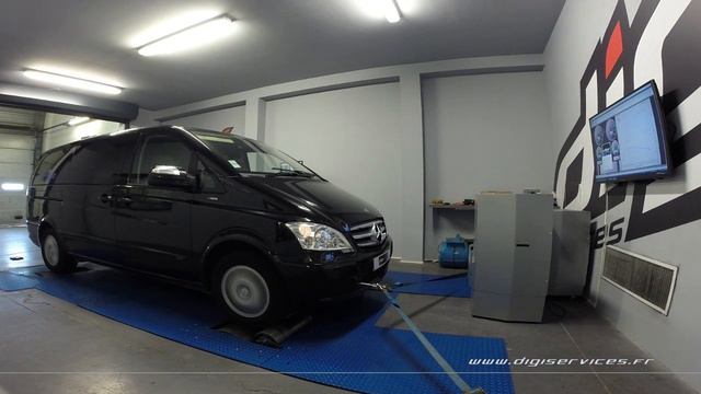 Mercedes Vito 116 cdi 163cv AUTO Reprogrammation Moteur  190cv Digiservices Paris 77 Dyno
