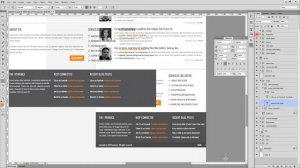 Photoshop for Web Design Lesson 3 Step 5 Footer