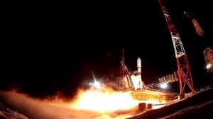 Старт ракеты-носителя  «Союз-2.1б» со спутником «ГЛОНАСС-М» с космодрома  Плесецк