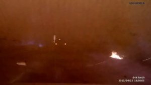 п.Забайкалец, Чита, Забайкальский край - Пожар 13.04.2015