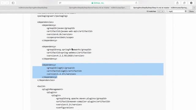 023 Step 14 Add Logging Framework Log4j смотреть онлайн