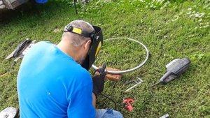 Как сделать кольца для подвесного кресла - гамака, качели