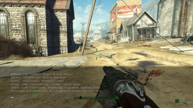 Fallout 4 мод Черная броня и дробовик вдовы смотреть онлайн