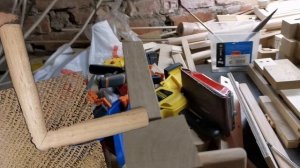 Табурет со скошенными ножками