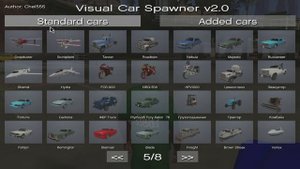 Обзор Модов GTA San Andreas #462 - Visual Car Spawner v2.0 [Лучший Спавнер]