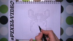 Рисуем Дога по клеточкам / Рисунки по клеточкам #pixelvideo
