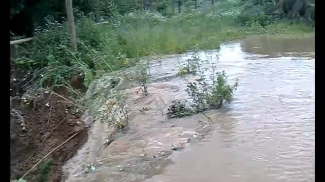 дамба в Малеевке после дождя 03.07.2017 смотреть онлайн